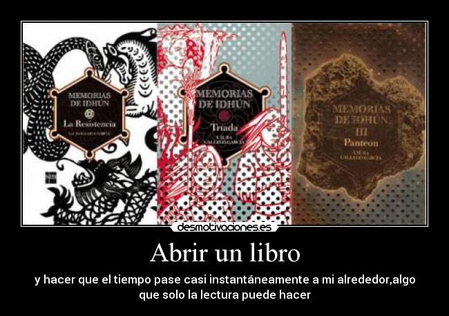 carteles lectura memorias idhun laura gallego puta ama meme desmotivaciones