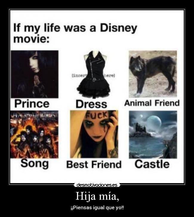 Hija mía, - ¡¡Piensas igual que yo!!