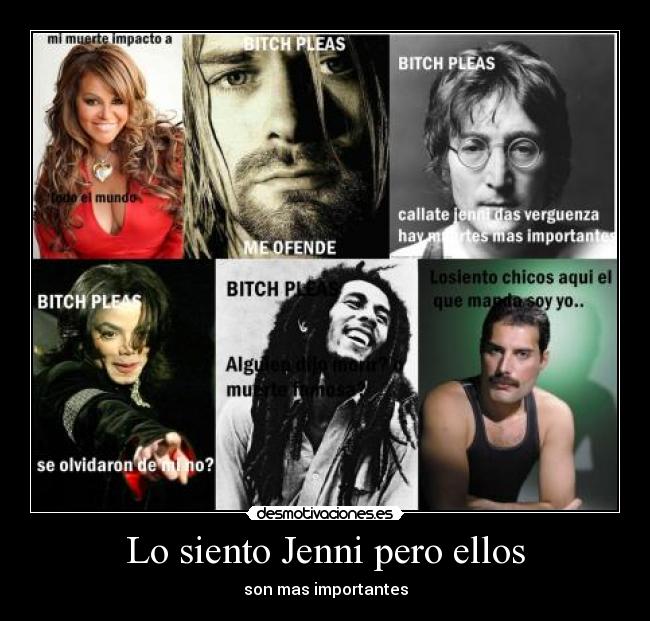 Lo siento Jenni pero ellos -