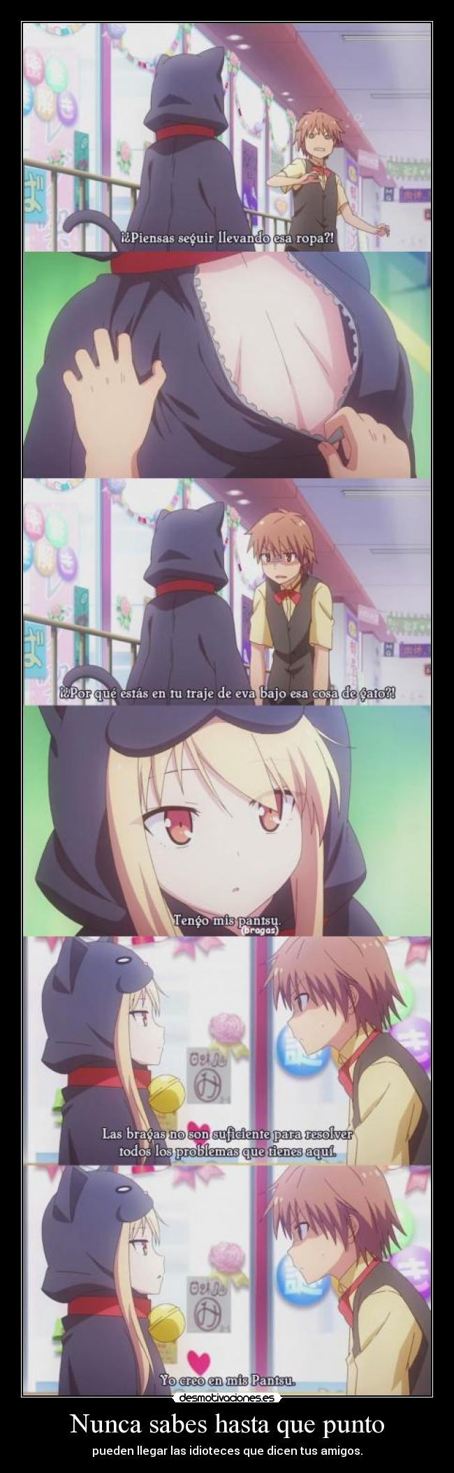 Nunca sabes hasta que punto - 