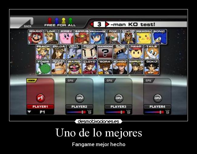 Uno de lo mejores - Fangame mejor hecho