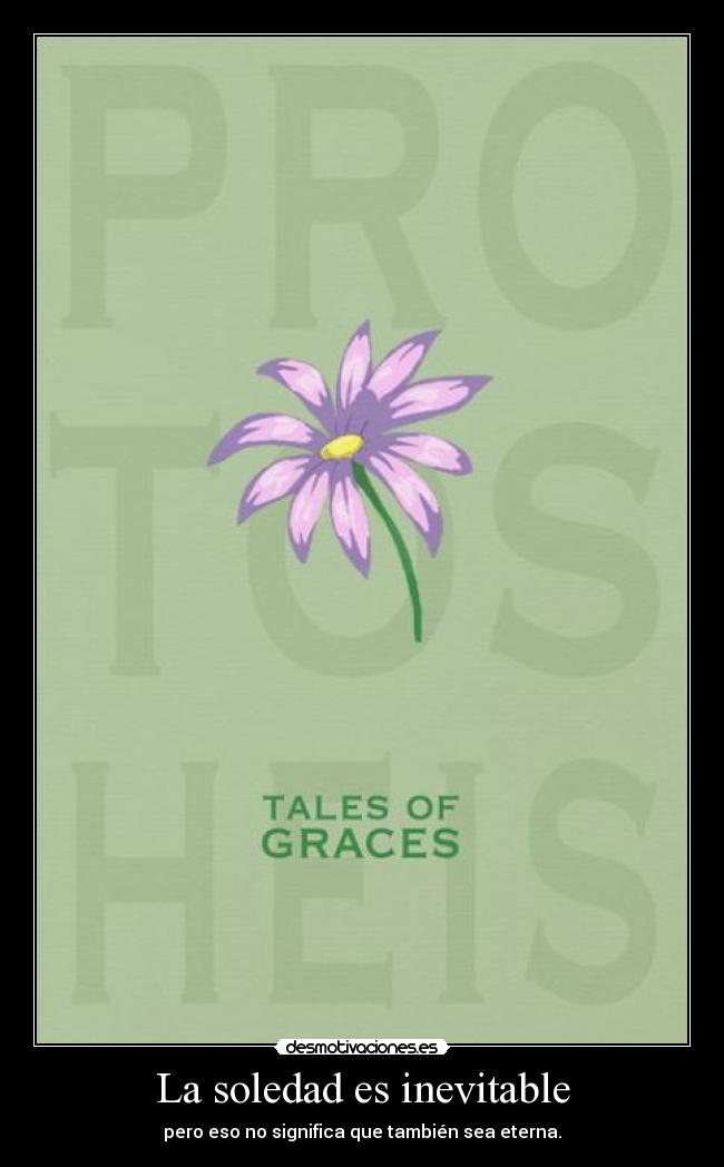 La soledad es inevitable -