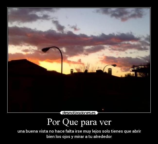 Por Que para ver - 