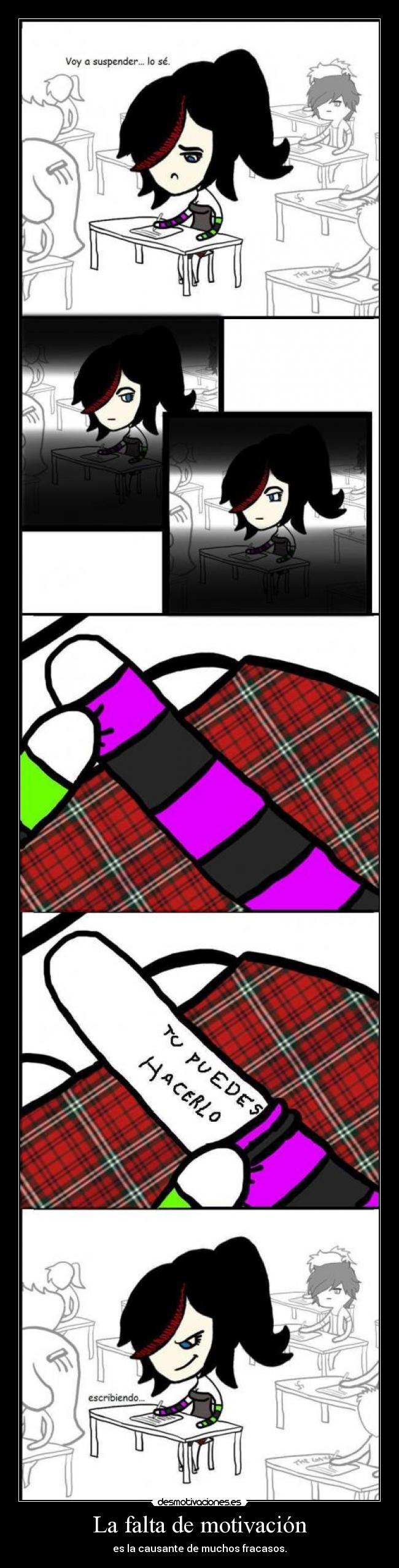 La falta de motivación -