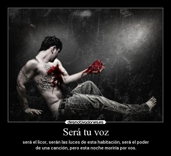 Será tu voz -