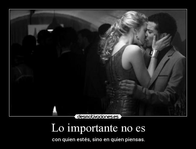 Lo importante no es - 