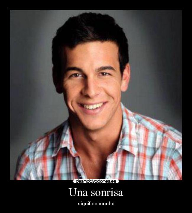 Una sonrisa -