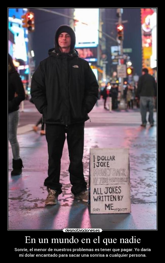 En un mundo en el que nadie - 