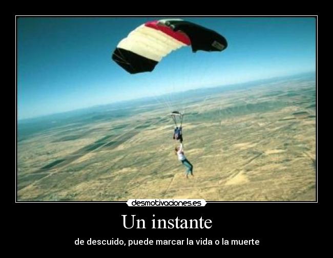 Un instante -