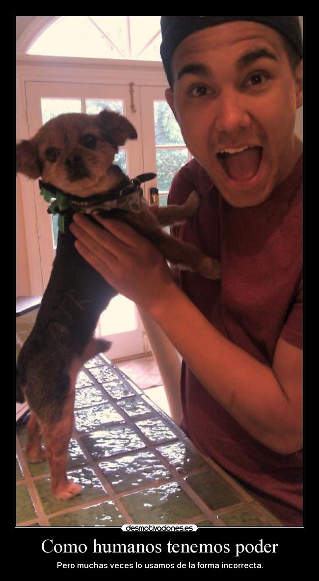 Como humanos tenemos poder -