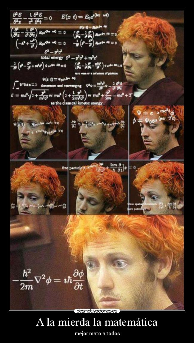 A la mierda la matemática - 