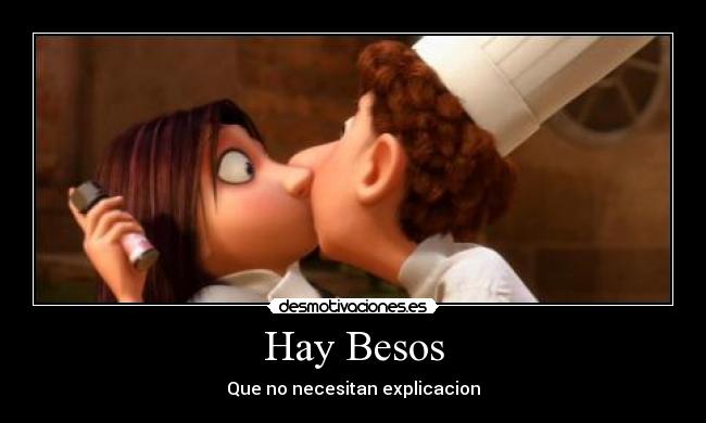 carteles besos besos amor jajaja salvajemente desmotivaciones