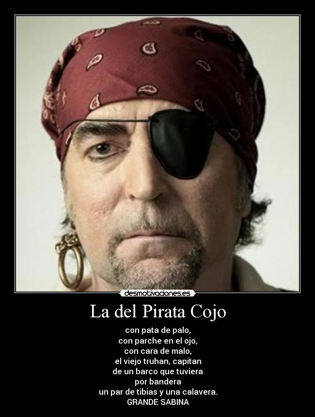 carteles sabina pirata cojo desmotivaciones