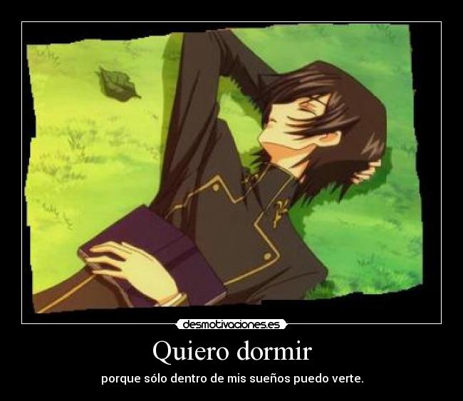 Quiero dormir -
