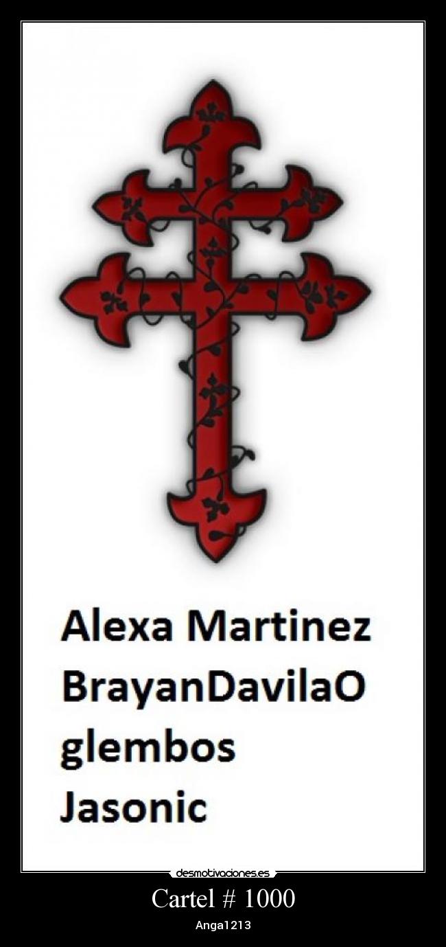 Cartel # 1000 -