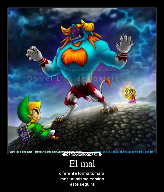 carteles malladus zelda link spirit tracks desmotivaciones