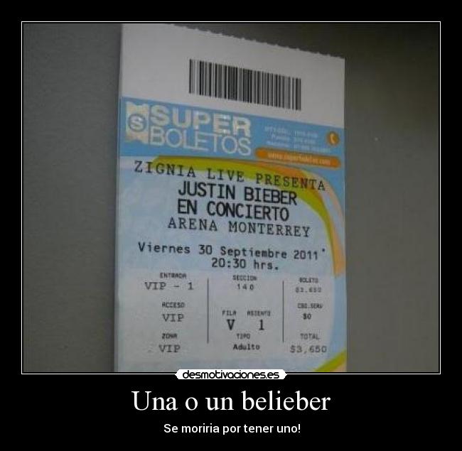 Una o un belieber -