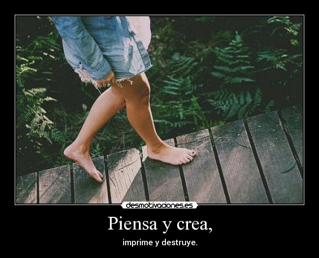 carteles piensa crea desmotivaciones