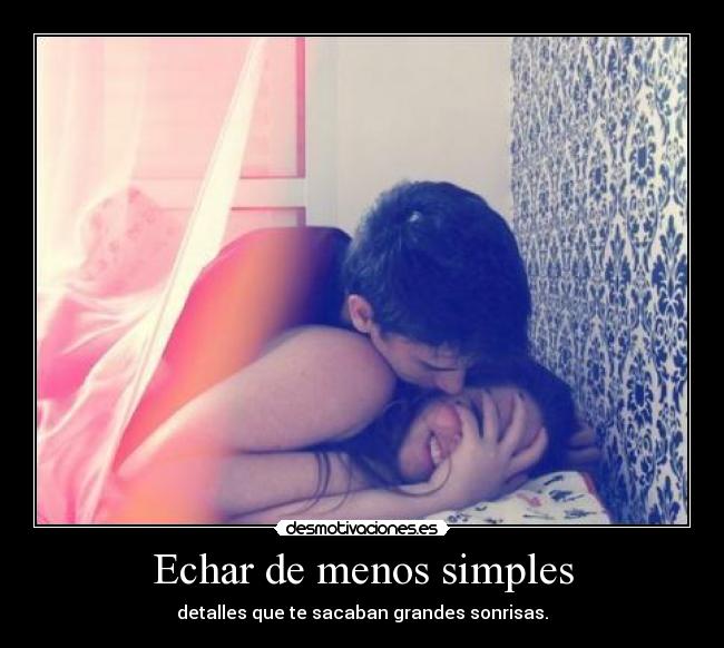 Echar de menos simples - 