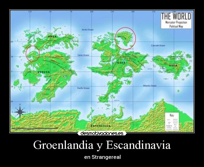 Groenlandia y Escandinavia - en Strangereal