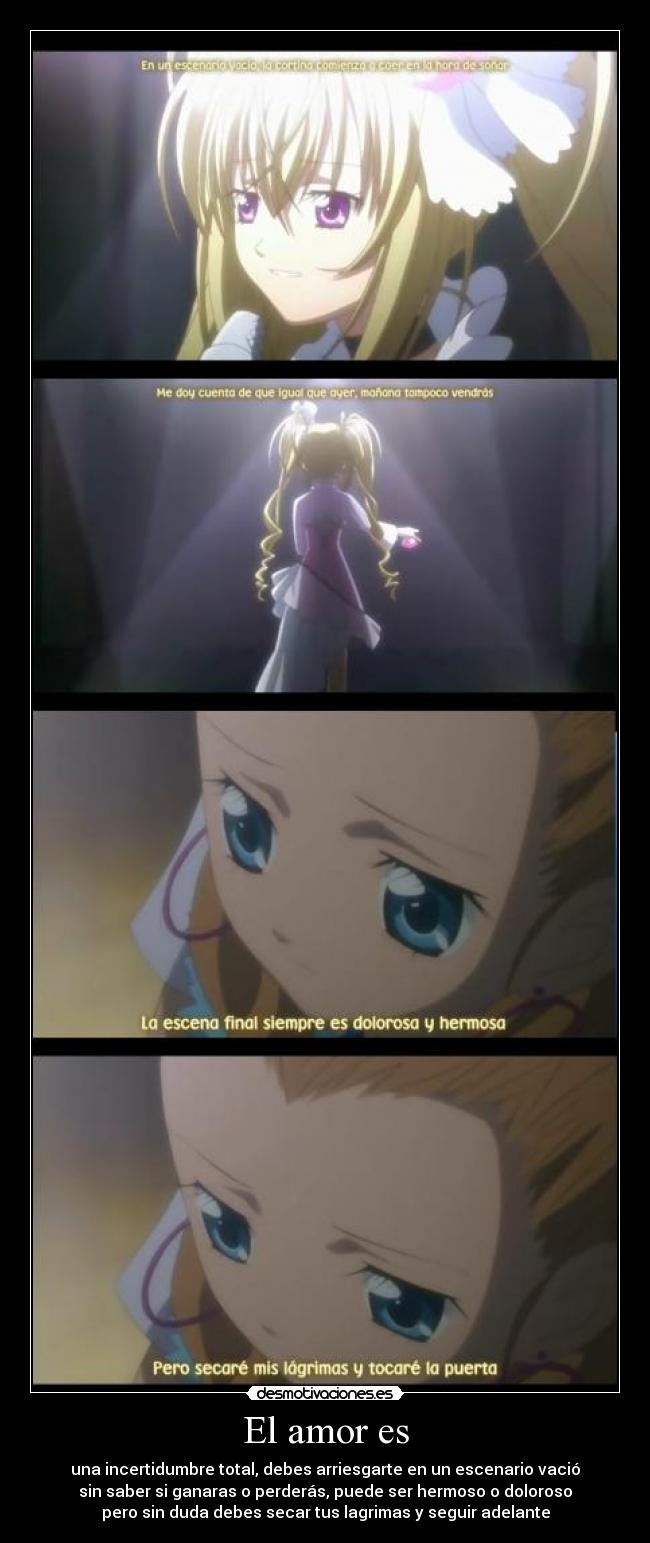 carteles amor aniem amor love confesiones opciones utau shugo chara desmotivaciones