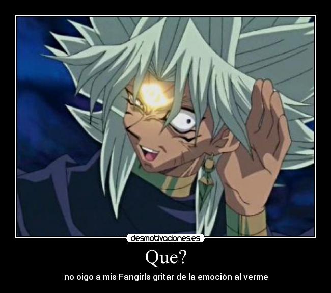 carteles yugioh yami marik ishtar echos reales fangirls personas locas enfermizas desmotivaciones