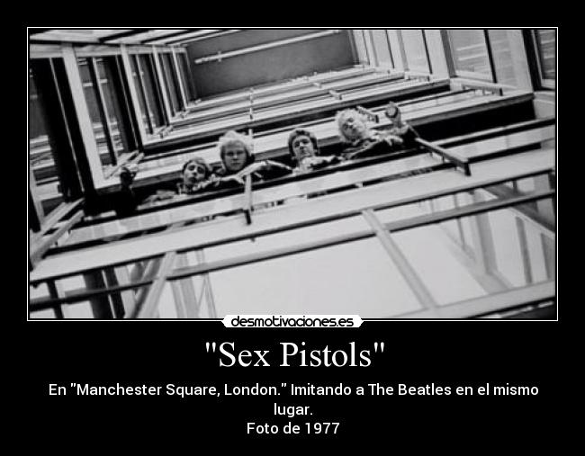 carteles sex pistols the beatles desmotivaciones