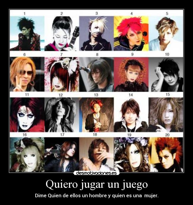 carteles visual kei desmotivaciones