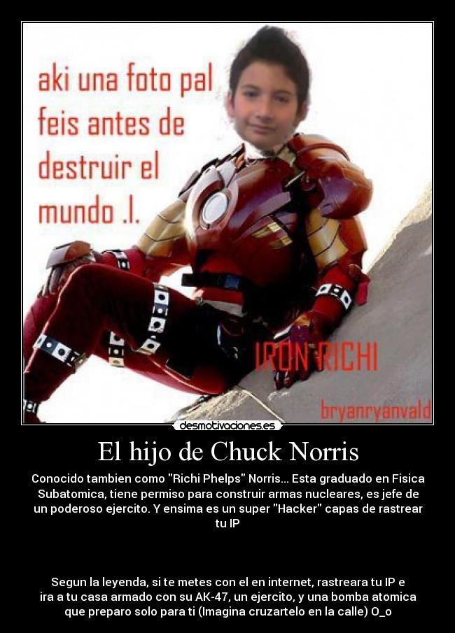 El hijo de Chuck Norris -