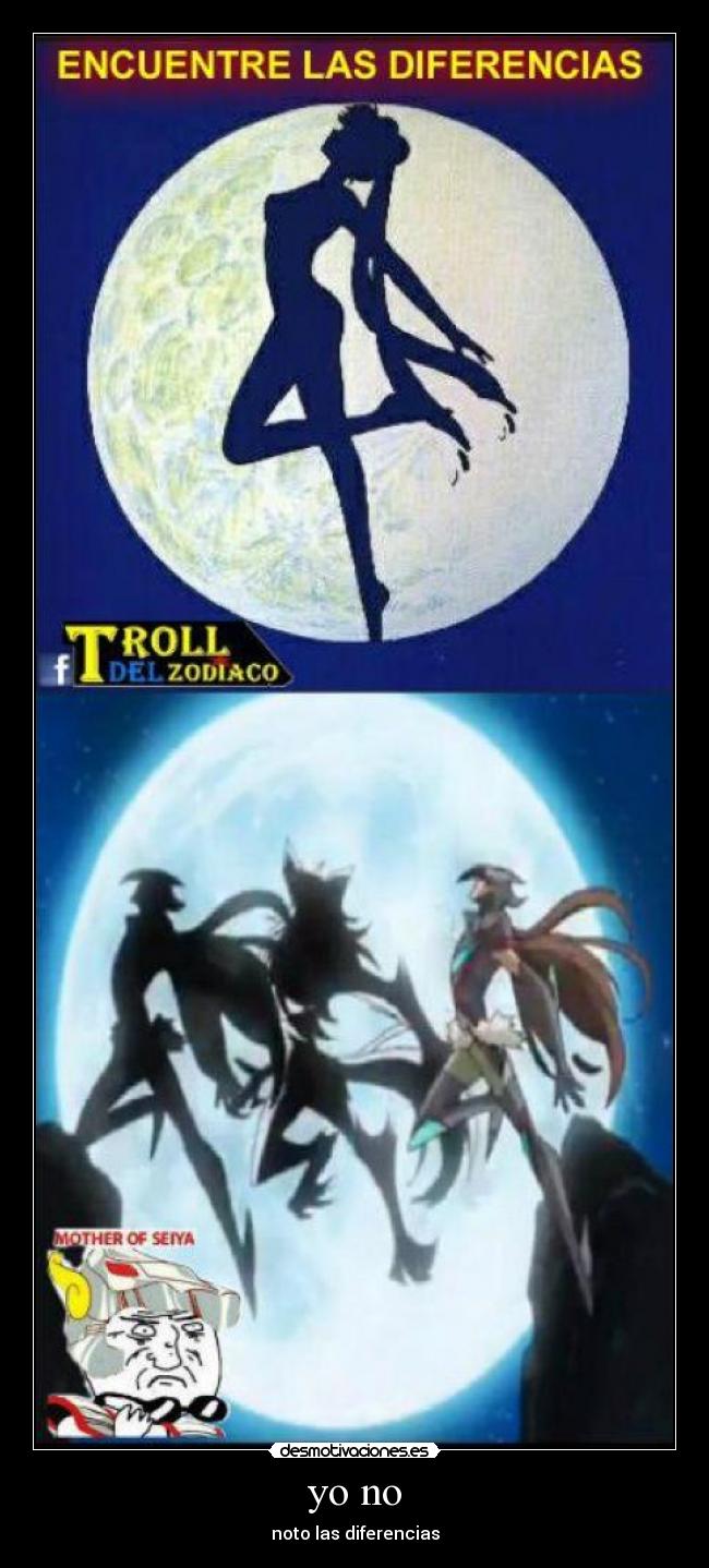 yo no - noto las diferencias