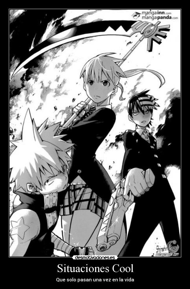 carteles situaciones cool anime manga desmotivaciones