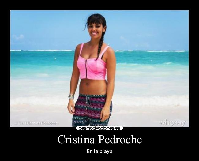 Cristina Pedroche - En la playa