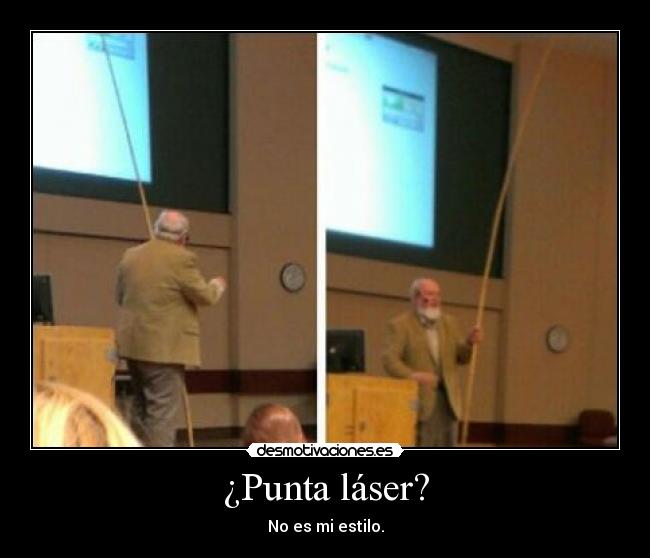 ¿Punta láser? - 