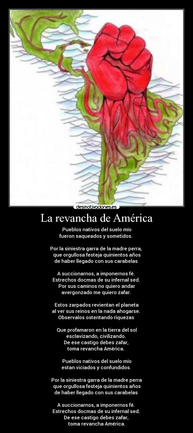 carteles revancha america desmotivaciones