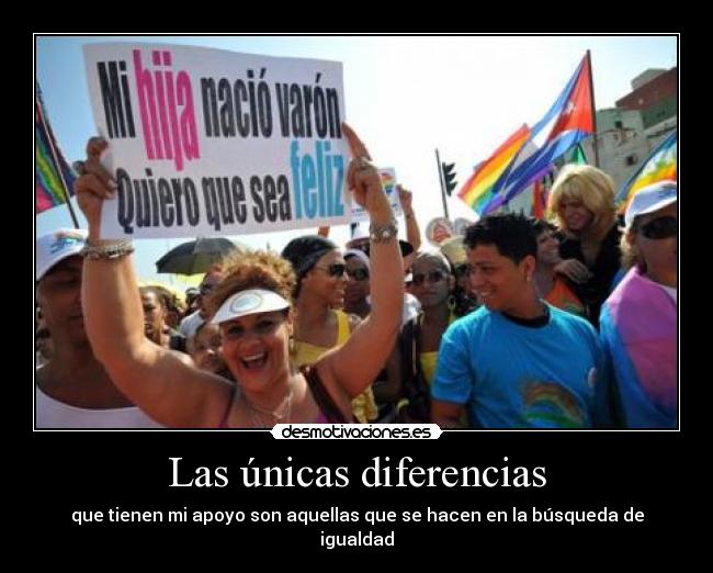 Las únicas diferencias -