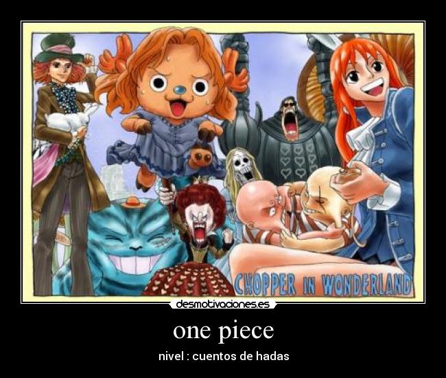 one piece - nivel : cuentos de hadas