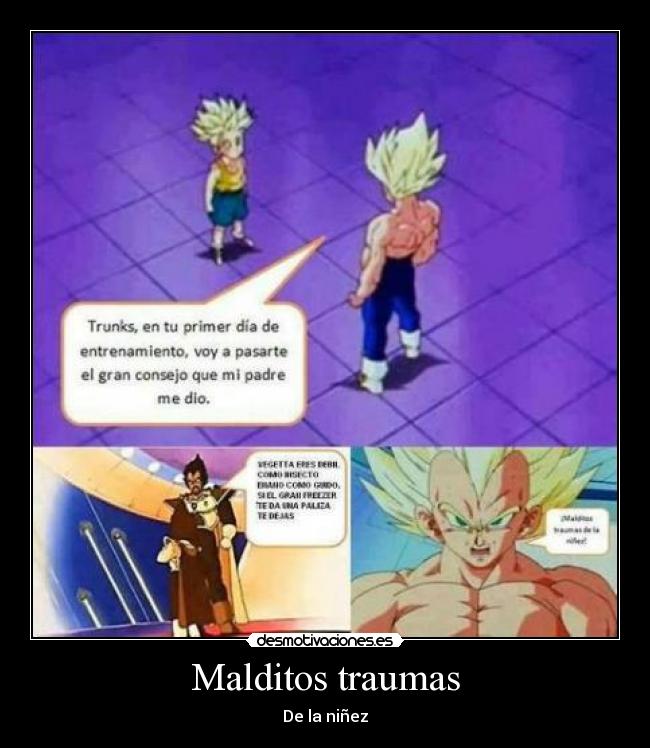 Malditos traumas - De la niñez