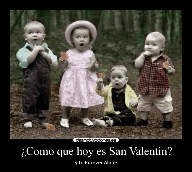 ¿Como que hoy es San Valentin? - y tu Forever Alone