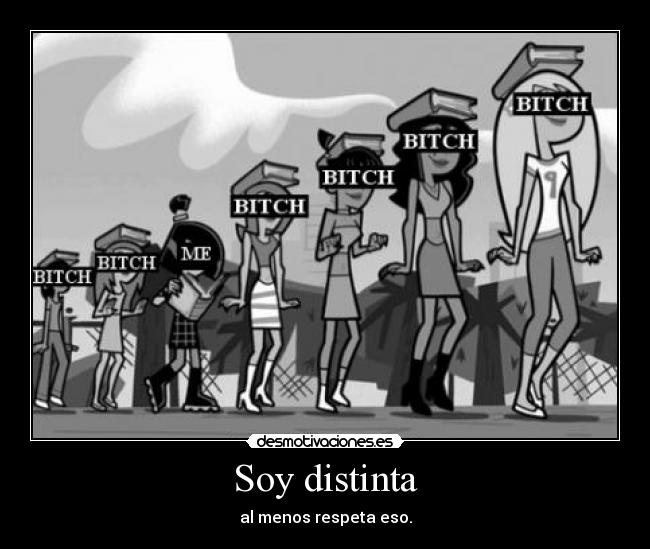Soy distinta -