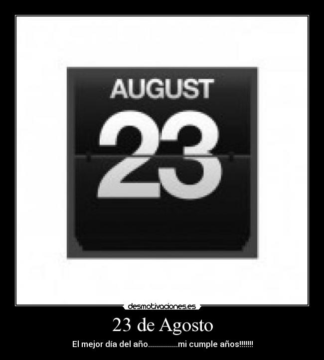 23 de Agosto -