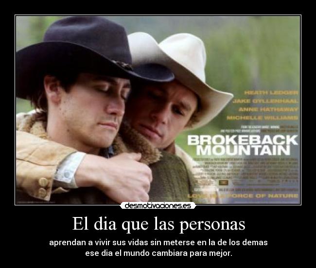 El dia que las personas - 