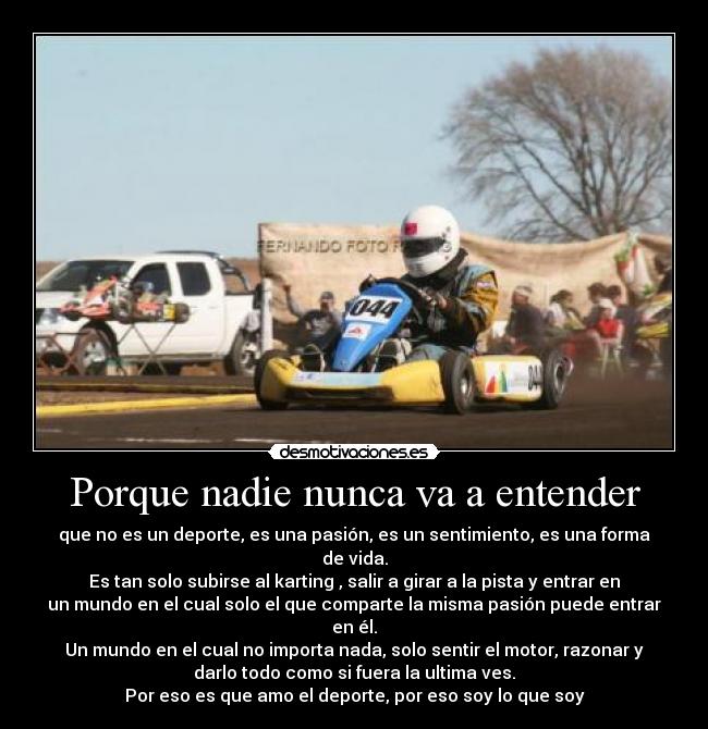 Porque nadie nunca va a entender -