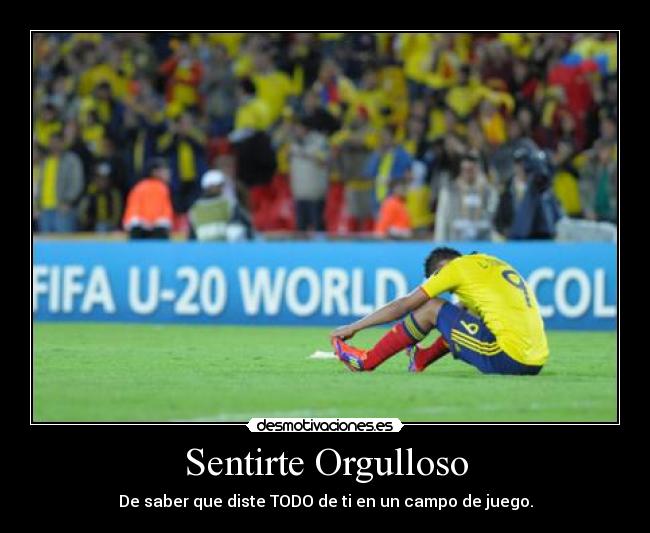 Sentirte Orgulloso -