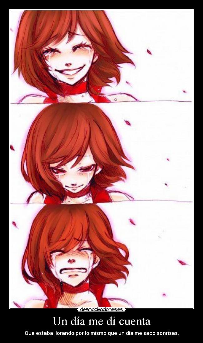 Un día me di cuenta -