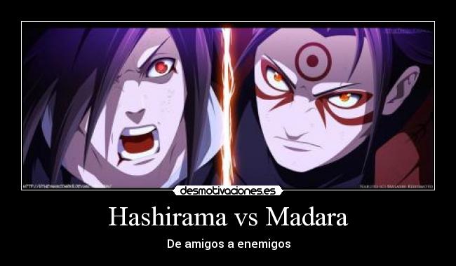 Hashirama vs Madara - De amigos a enemigos