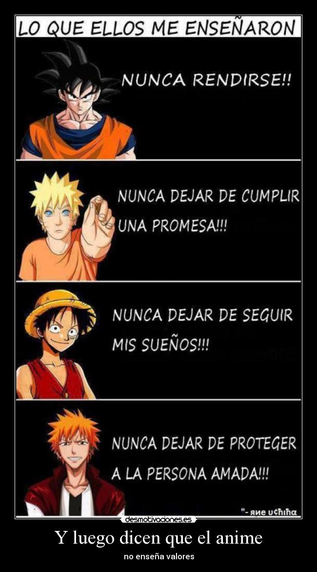 Y luego dicen que el anime -