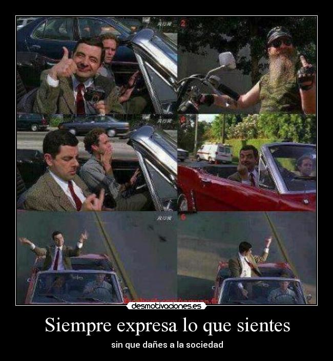 Siempre expresa lo que sientes -