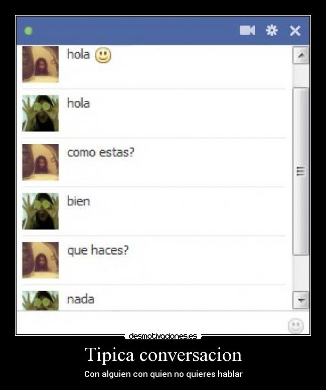 Tipica conversacion - 