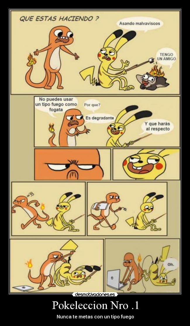 Pokeleccion Nro .1 - Nunca te metas con un tipo fuego