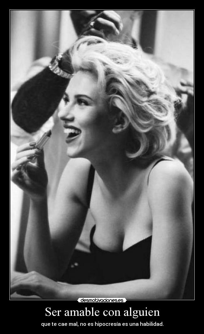Ser amable con alguien -